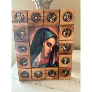 Religious Rosewood Picture from Jerusalem